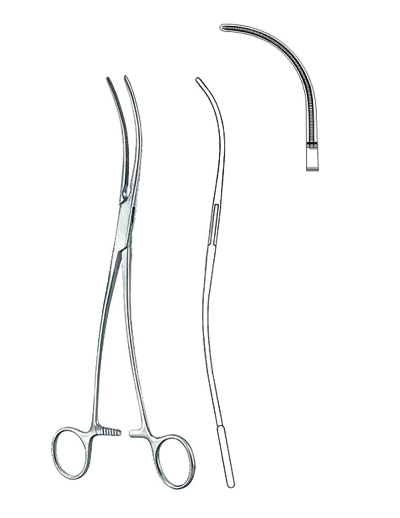 De Bakey-Bahnson Atrauma Aanastomosis And Aneurysm Clamps 23.5 cm 