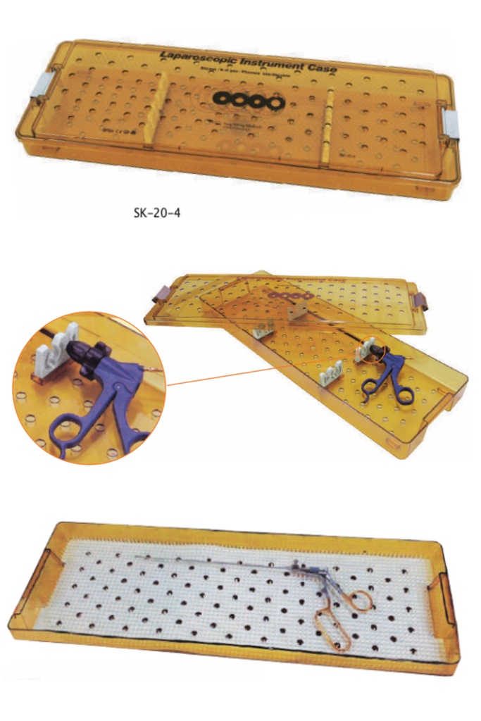 Laparoscopic Instrument Case, Size : 60(L) x 20(w) x 6(H)cm